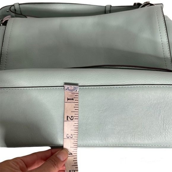 Coach Legacy Romy Top Handle Bag Crossbody Bag Mint Green Handbag - Picture 4 of 12